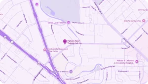 Location map for Parker's Room Training Lab